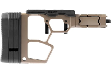 Image of MDT SRS-XF Premier Folding Buttstock, Flat Dark Earth, 114484-FDE