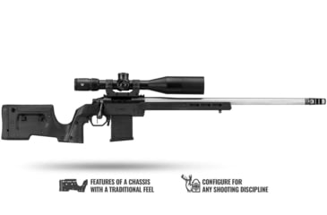 Image of MDT System XRS Savage Axis SA/RH Rifle Chassis, Black, 114043-BLK