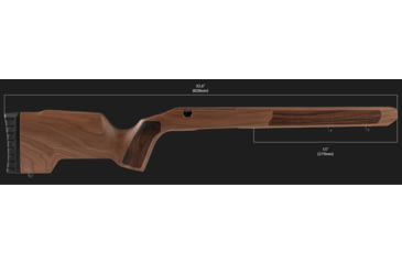 Image of MDT TIMBR Core Hunting Chassis Kit, Remington 700 Short Action, Right Hand, Walnut, 116104-WNT