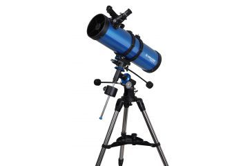 Image of Meade Polaris 130mm German Equatorial Reflector Telescope, Blue, 216006