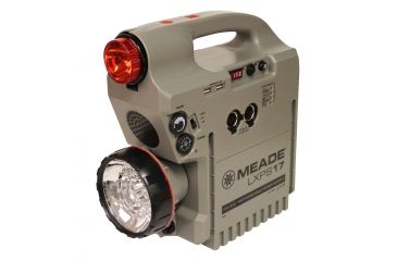 Image of Meade Power Supply LXPS17,Adjustable 30 LED Spotlight/White Flashlight w/Red Filter Attachment,17 Amp Hours 606002
