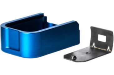 Image of Mec-Gar Plus2 Metal Floorplate Magazines Adapter Set, Blue, F42216-ST-BL