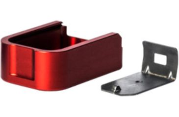 Image of Mec-Gar Plus2 Metal Floorplate Magazines Adapter Set, Red, F42216-ST-RD