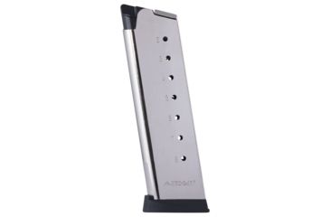Image of Mec-Gar 1911 GOVT. .45ACP 8 Round Pistol Magazine, Nickel, 1 Pack, Stainless Steel, MGCG4508NPF-8RD