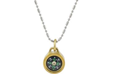 Image of MecArmy Glow-In-The-Dark Compass, Brass, Brass, CMP-B