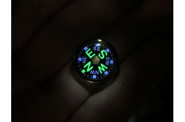 Image of MecArmy Glow-In-The-Dark Compass, Brass, Brass, CMP-B