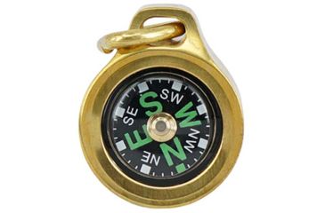 Image of MecArmy Glow-In-The-Dark Compass, Brass, Brass, CMP-B