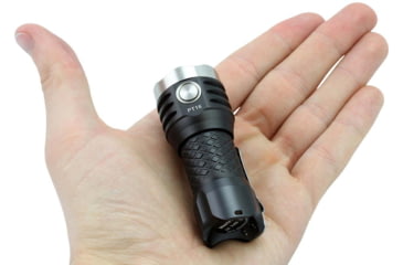 Image of MecArmy PT16 1 x 16340 3 x CREE XP-G2 LED Ultra Bright Rechargeable Flashlight, 1200 Lumens, Black, PT16