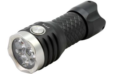 Image of MecArmy PT16 1 x 16340 3 x CREE XP-G2 LED Ultra Bright Rechargeable Flashlight, 1200 Lumens, Black, PT16