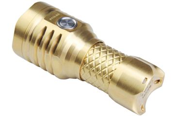 Image of MecArmy PT16 1 x 16340 3 x CREE XP-G2 LED Ultra Bright Rechargeable Flashlight, 1200 Lumens, Brass, PT16-BS
