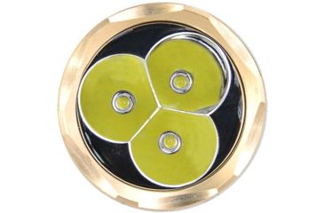 Image of MecArmy PT16 1 x 16340 3 x CREE XP-G2 LED Ultra Bright Rechargeable Flashlight, 1200 Lumens, Brass, PT16-BS