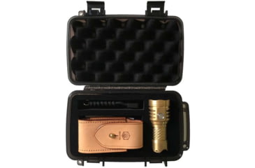 Image of MecArmy PT16 1 x 16340 3 x CREE XP-G2 LED Ultra Bright Rechargeable Flashlight, 1200 Lumens, Brass, PT16-BS