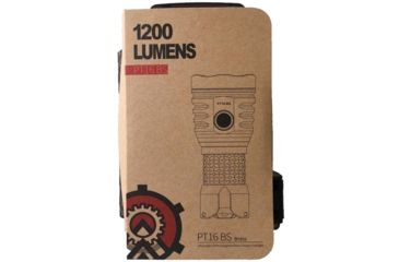 Image of MecArmy PT16 1 x 16340 3 x CREE XP-G2 LED Ultra Bright Rechargeable Flashlight, 1200 Lumens, Brass, PT16-BS