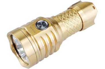 Image of MecArmy PT16 1 x 16340 3 x CREE XP-G2 LED Ultra Bright Rechargeable Flashlight, 1200 Lumens, Brass, PT16-BS