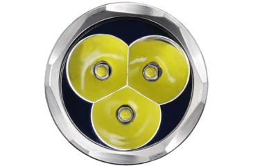 Image of MecArmy PT16 1 x 16340 3 x CREE XP-G2 LED Ultra Bright Rechargeable Flashlight, 1200 Lumens, Silver, PT16-TI