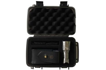 Image of MecArmy PT16 1 x 16340 3 x CREE XP-G2 LED Ultra Bright Rechargeable Flashlight, 1200 Lumens, Silver, PT16-TI