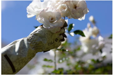 Image of Mechanix Wear Ethel Garden Rose Gauntlet Cuff Gloves - Womens, Rendezvous, Medium, ETH-RSE-520