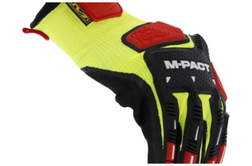 Image of Mechanix Wear M-Pact Knit CR3A3 Glove - Mens, Hi-Viz Yellow, Small, KHD-GP-008