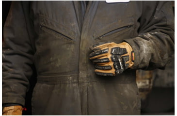 Image of Mechanix Wear M-Pact Leather Driver Cut Resistant Gloves - Mens, Tan, Medium, LDMP-C75-009