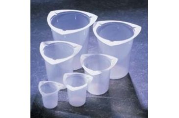 Medegen Medical Tri-Pour Graduated Disposable Beakers, Polypropylene ...