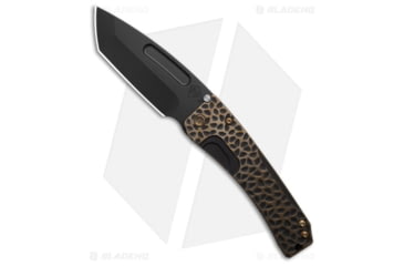 Image of Medford Custom Slim Midi Folding Knife, 3.75in, CPM S45VN, Tanto Blade, Titanium Black/Bronze Handle, Black/Black/Bronze, 8.00in, BHQ-195289