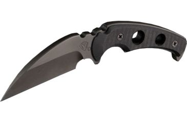 Image of Medford FUK Fixed Knife, 3.25in Standard, S35VN Steel, PVD Finish, G-10 Black Handle, Kydex Black Sheath, MK052SPQ-08KB-SSQ3-Q4