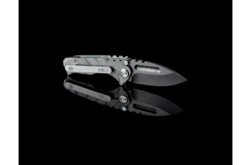 Image of Medford Micro Praetorian G Folding Knife, 2.8in Tanto, S35VN Steel, PVD Finish, G-10 Coyote Handle and Tumbled Spring w/ Tumbled Titanium Locking Side, MK009SPT-09TM-SSCS-BN