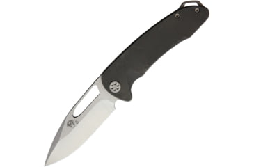 Image of Medford On Belay Framelock Folding Knife, Gray, Gray tumbled finish titanium handle, MK038STQ-01TM