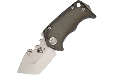 Image of Medford Panzer Framelock Folding Knife, 2.5 tumbled finish S35VN stainless tanto blade, Anodized titanium handle, MK010STT-03TM