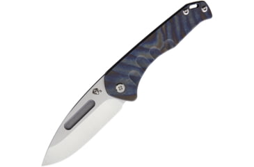 Image of Medford Praetorian Slim Framelock Folding Knife, Flame, Flame anodized titanium handle, MD208STD-03A2