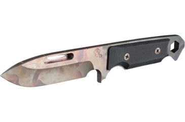 Image of Medford S.T.A. Sniper Fixed Knife, 4.375in Standard, D2 Steel, Black PVD Finish, G-10 Black Handle, Kydex Black Sheath, MK070DPQ-08KB-SSQ3-Q4