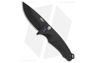 Image of Medford Smooth Criminal Automatic Folding Knife, 3.00in, CPM S45VN, Drop Point Blade, Titanium Black Handle, Black/Black, 7.00in, BHQ-219242