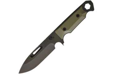 Image of Medford STA Sniper Knife, 4.75 black PVD coated D2 tool steel drop point bl, OD green G10 handle, MK070DP10KO