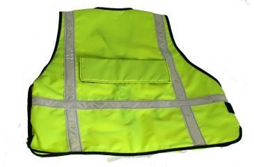 Image of MediBrace ANSI Safety Vest - Medi-Brace Reflective Vest - Back View