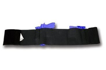 Image of Bulldog Cases &amp; Vaults Deluxe Belly Wrap Holster, Medium, Black - WBWD-M