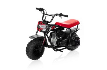 Image of Mega Moto Classic 105cc Mini Bike, Black/Red, Youth, MM-B105-RB