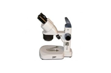 Image of Meiji Techno EM-20 LED Binocular Entry Level 1X/3X Turret Stereo Rechargeable Microscope, White EM-20