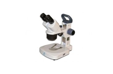 Image of Meiji Techno EM-20 LED Binocular Entry Level 1X/3X Turret Stereo Rechargeable Microscope, White EM-20