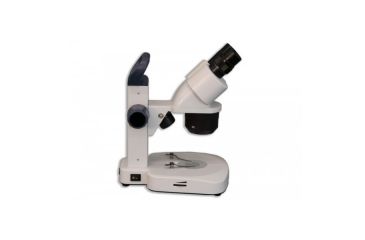 Image of Meiji Techno EM-22 LED Binocular Entry Level 1X/2X/3X Turret Stereo Rechargeable Microscope, White EM-22