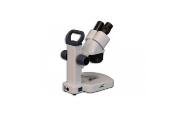 Image of Meiji Techno EM-23  LED Binocular Entry Level 1X/2X/4X Turret Stereo Rechargeable Microscope, White EM-23
