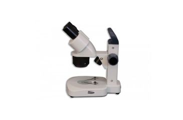 Image of Meiji Techno EM-23  LED Binocular Entry Level 1X/2X/4X Turret Stereo Rechargeable Microscope, White EM-23