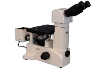 Image of Meiji Techno Ergonomic Binocular Inverted Brightfield/Darkfield Metallurgical Microscope, IM7510