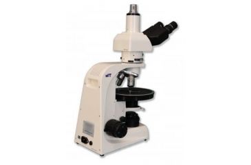 Image of Meiji Techno Halogen Trinocular Asbestos PLM Microscope, BEIGE, LARGE MT6130