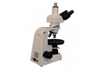 Image of Meiji Techno Halogen Trinocular Polarizing Microscope, BEIGE, LARGE MT9300