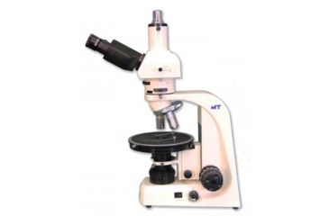Image of Meiji Techno Halogen Trinocular Polarizing Microscope, BEIGE, LARGE MT9300