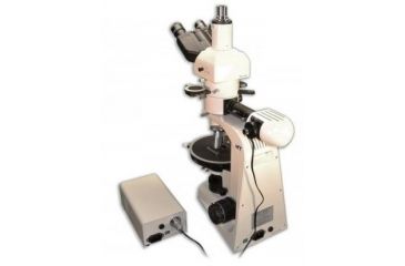 Image of Meiji Techno Halogen Trinocular Polarizing Microscope, BEIGE, LARGE MT9930