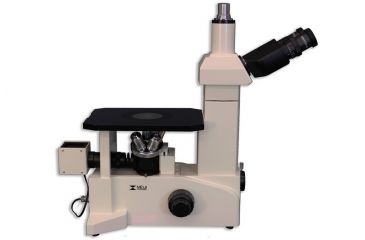 Image of Meiji Techno Trinocular Inverted Brightfield Metallurgical Microscope, IM7200