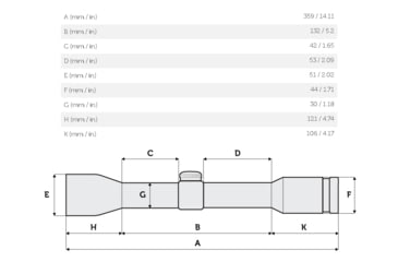 Image of Meopta Optika6 Rifle Scope, 2.5-15x44mm, 30 mm Tube, SFP, RD 4C Reticle, Matte Anodized Black, 653629