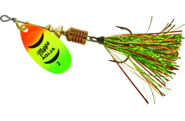 Image of Mepps Aglia Flashabou In-Line Spinner 1/6 oz Hot Fire Tiger, B2FT HFT-FT