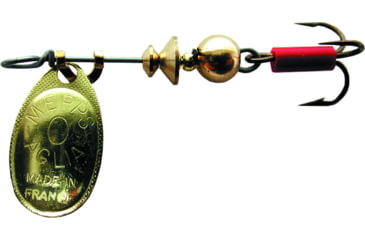 Image of Mepps Aglia In-Line Spinner 1/12 oz, Plain Treble Hook, Gold Blade, B0 G